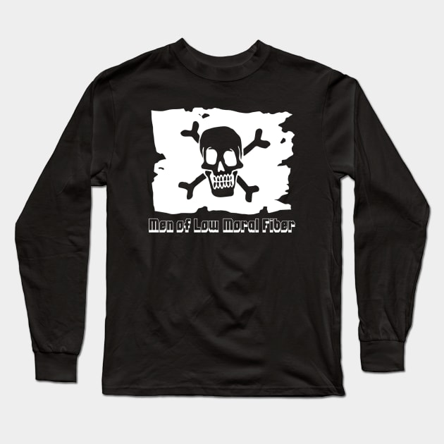 Pirate MOLMF T-Shirt Long Sleeve T-Shirt by menoflowmoralfiber